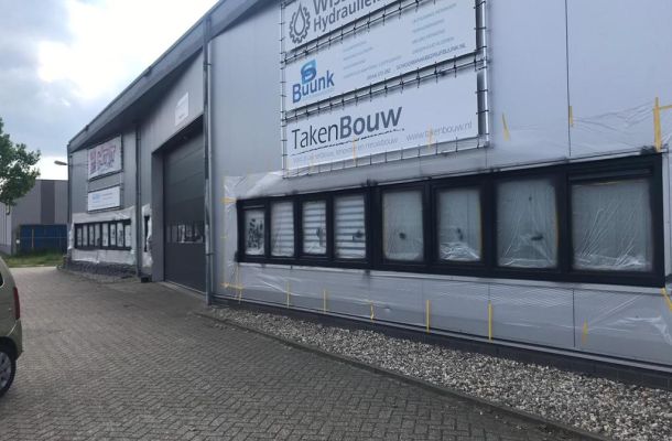 Overspuiten kozijnen